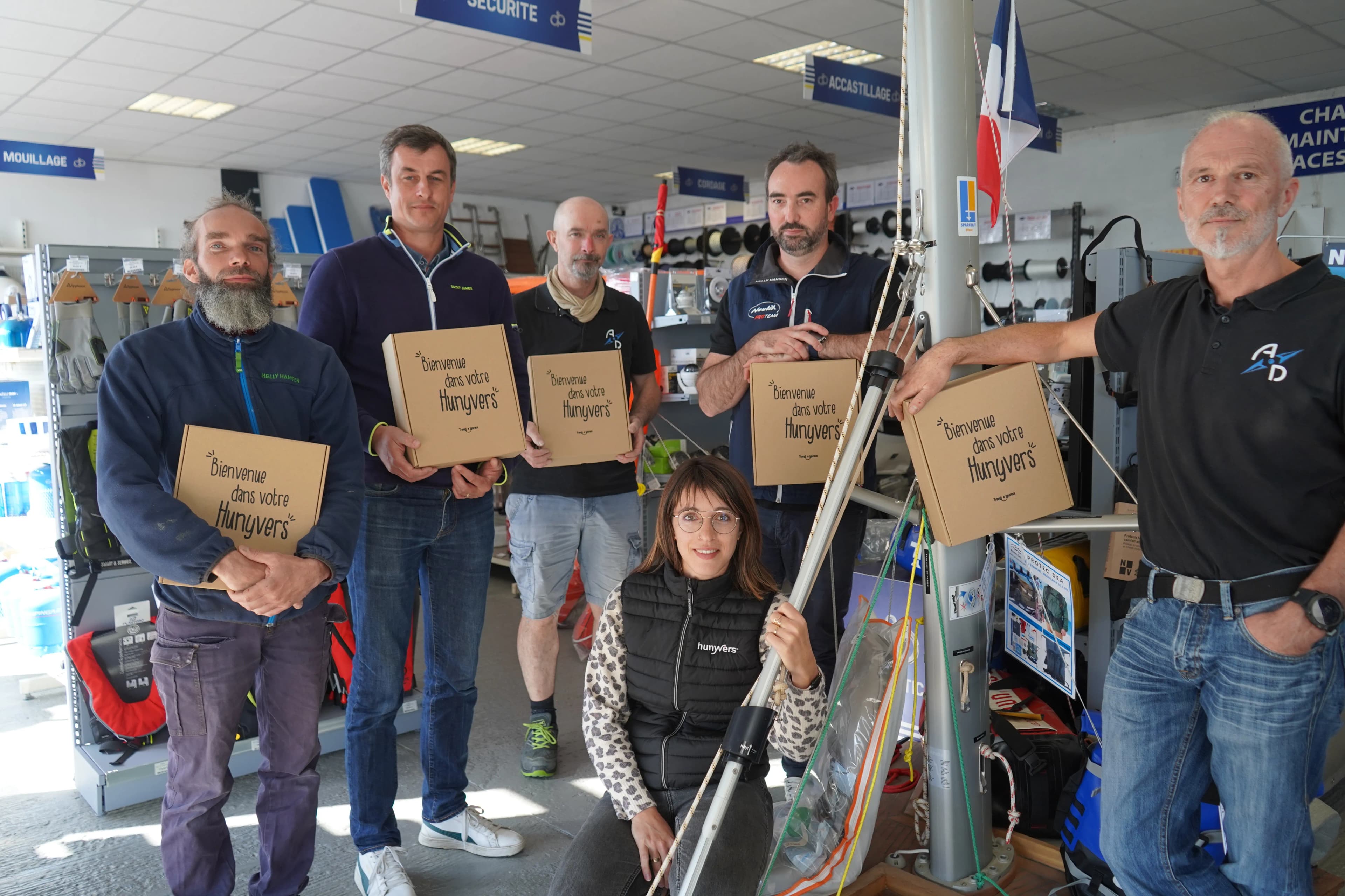 Découvrez l’équipe de Hunyvers Nautic Arzal !