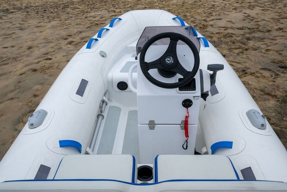 ZODIAC NOMAD 3.6 RIB ALU NEO BLANC - Photo 2